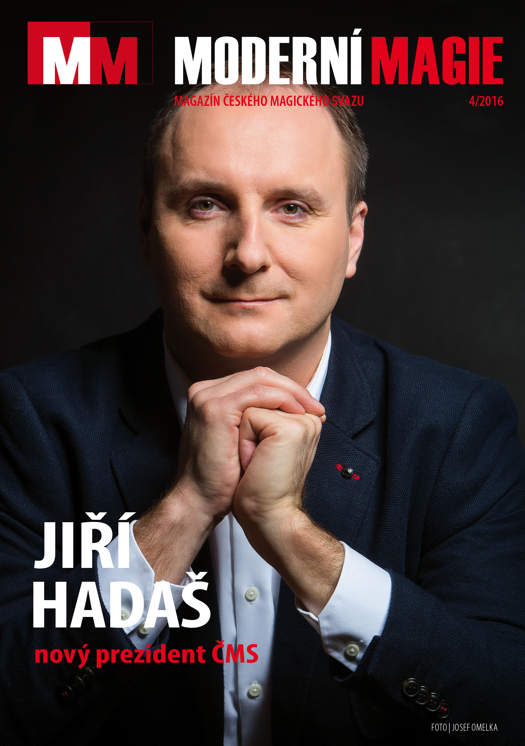 magazín Moderní magie titulka prezident Jiří Hadaš